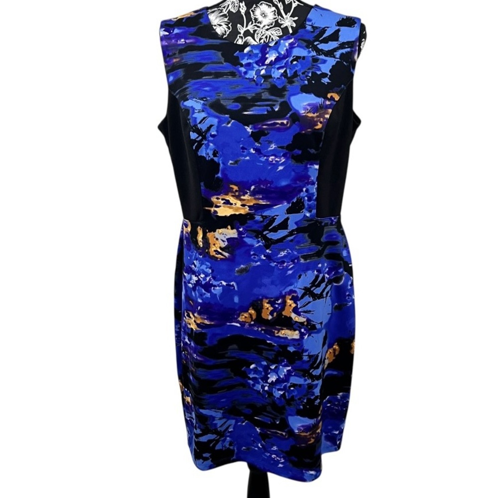 Cynthia‎ Rowley Vibrant Blue and Black Mini Dress